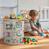 Sewing Lovers Storage Basket - Personalized Sewing Storage Basket