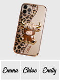 Love Highland Cows - Personalized Highland Cow Full Print Phone Case