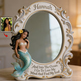 Be A Mermaid - Personalized Mermaid Desk Mirror