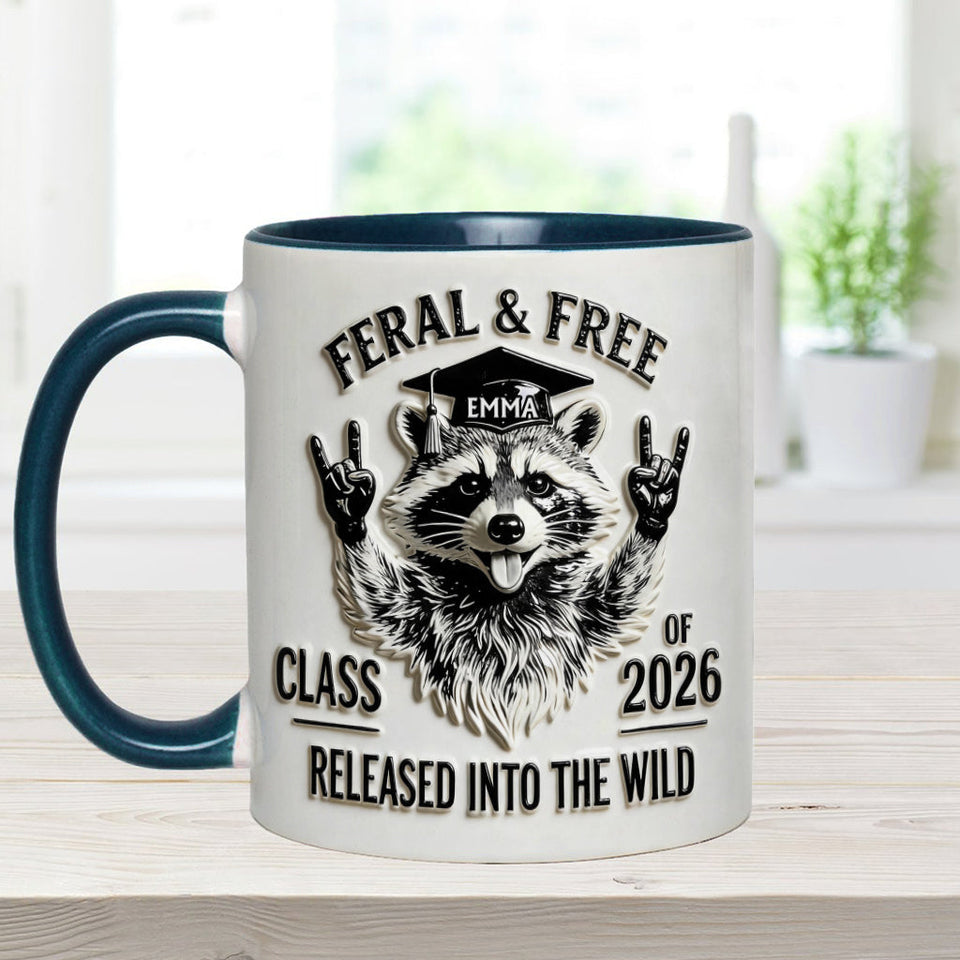 Funny Graduation Gifts - Personalized Graduation Accent Mug