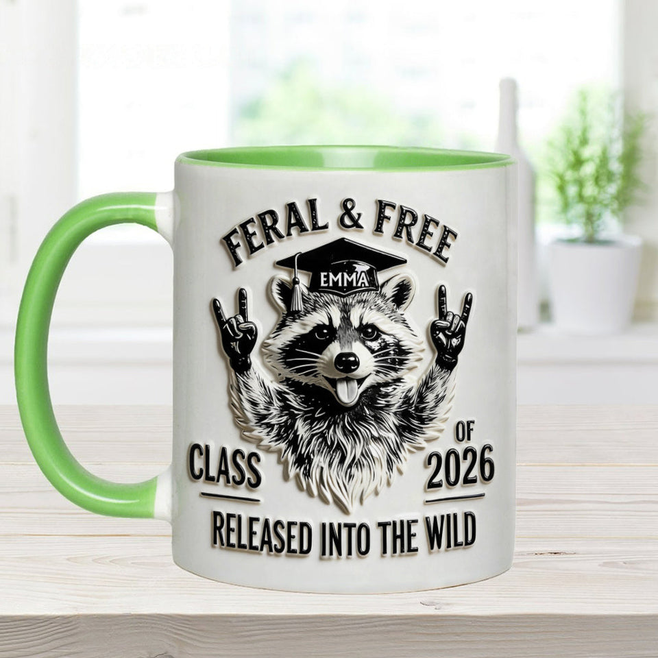Funny Graduation Gifts - Personalized Graduation Accent Mug