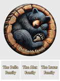Welcome To Our Sweet Home - Personalized Hunting Round Rug