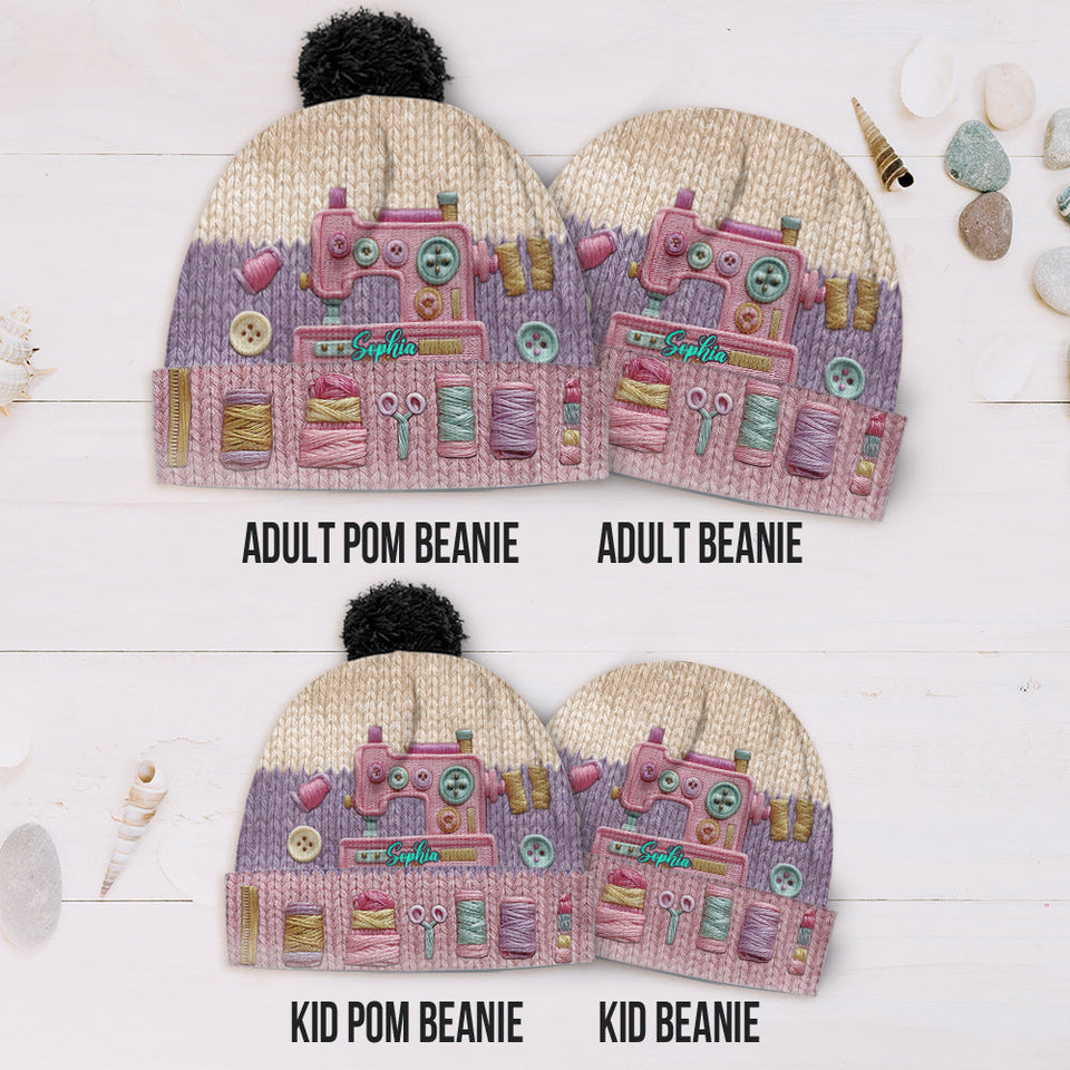 Sewing Is My Love - Personalized Sewing Beanie Hat