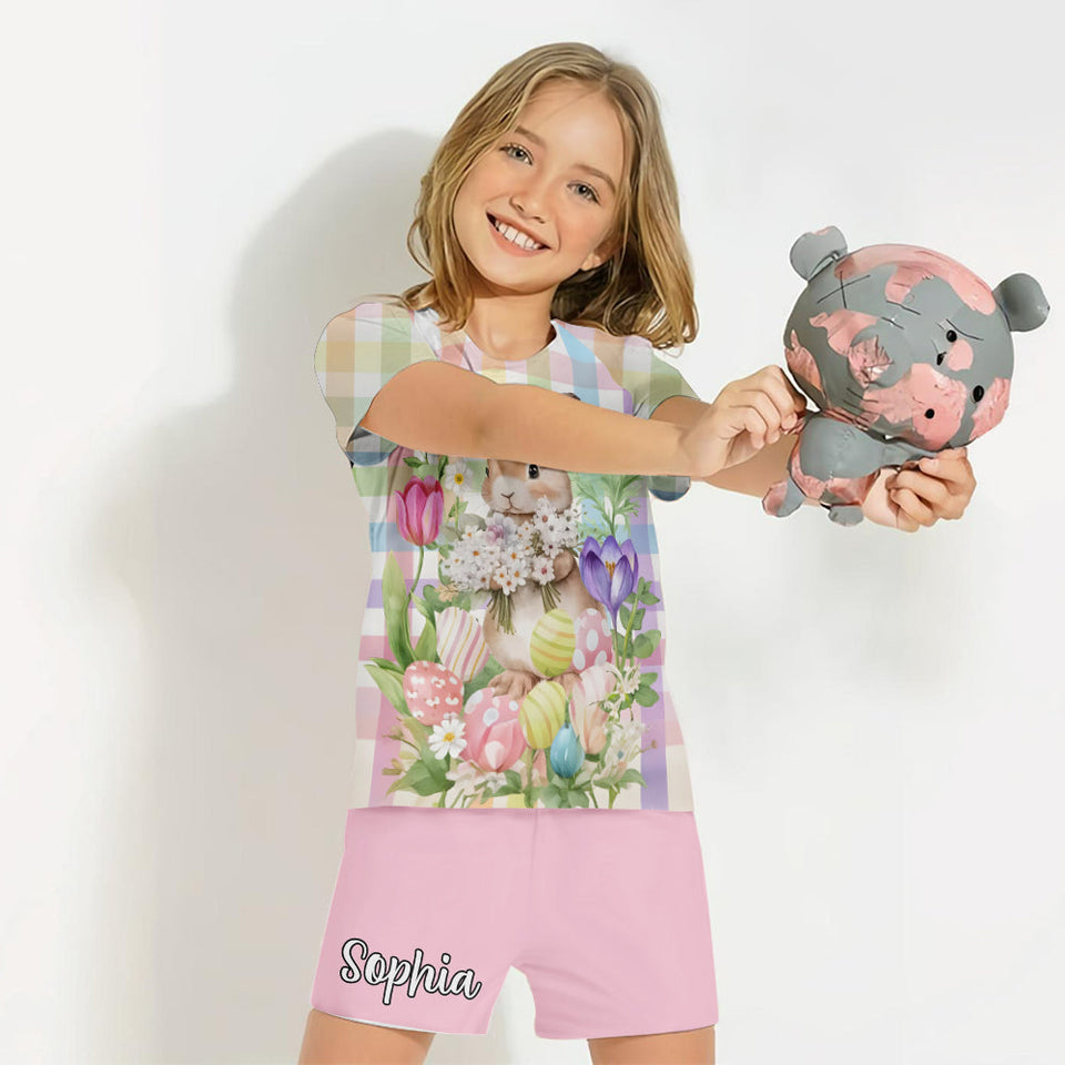 Happy Easter - Personalized Kid T-shirt & Shorts