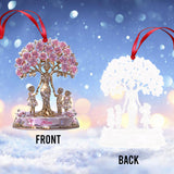 The Love Between Mother And Her Kids - Personalized Mother Transparent Ornament