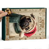 Christmas Fun Pug - Personalized Dog Advent Calendar With Ornaments
