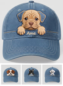 I Love My Dog - Personalized Dog Classic Cap