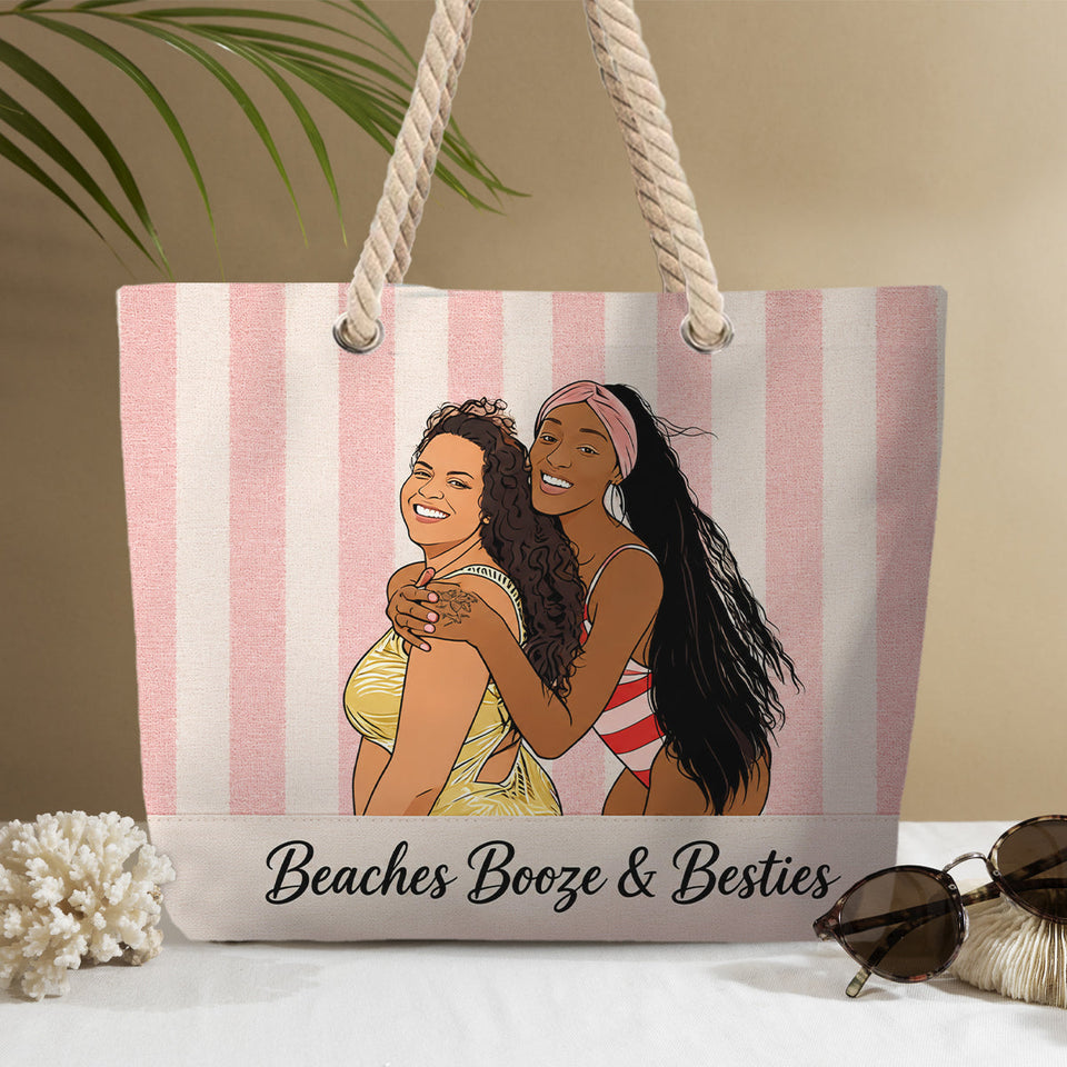 Friends - Personalized Bestie Beach Bag