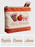 Teacher Gifts - Personalized Teacher Pouch