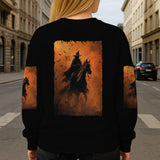 Halloween Horse Riding - Personalized Halloween All Over Shirt