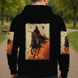 Halloween Horse Riding - Personalized Halloween All Over Shirt