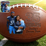 Football Dad - Personalized Father Multi-Sport Ball