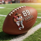 Football Dad - Personalized Father Multi-Sport Ball