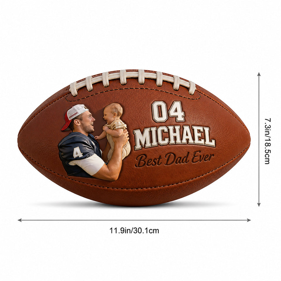 Football Dad - Personalized Father Multi-Sport Ball
