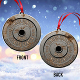 No Pain No Gain - Personalized Fitness Ornament