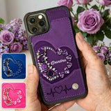 Best Mom Grandma Nana Ever - Personalized Mother Fully Printed Wallet Phone Case