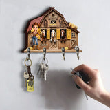 Welcome To My Place - Personalized Horse Custom Shaped Key Rack