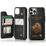 Man Of God - Personalized Christian Wallet Phone Case