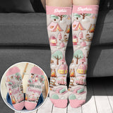 Just A Girl Who Loves Camping - Personalized Camping Socks