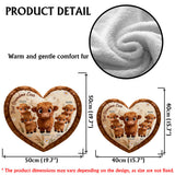 Perfect Gift For Mom, Grandma - Personalized Grandma Faux Fur Shaped Pillow