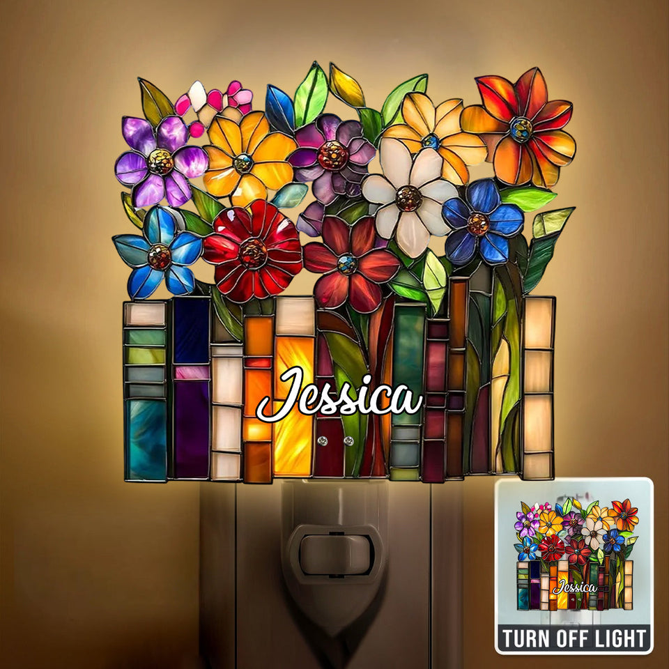 Book Lovers - Personalized Book Acrylic Plug-In Night Light