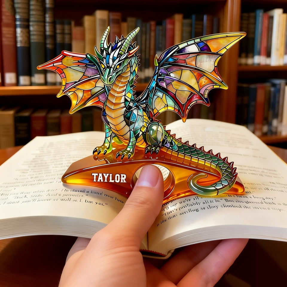 Book Dragon - Personalized Book Book Page Holder
