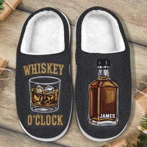 Whiskey O’Clock - Personalized Whisky Slippers