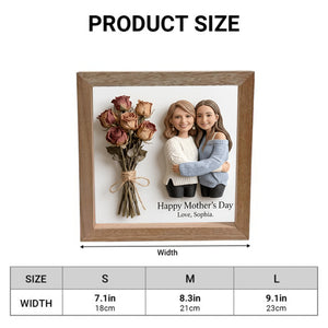 Happy Mother's Day - Personalized Mother Wooden Frame LED Light
