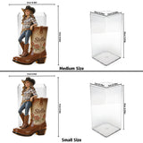 Custom Any Photo Cowgirl Style - Personalized Cowgirl Acrylic Pot