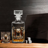 Proud Dog Dad/Dog Mom - Personalized Dog Whiskey Decanter Set