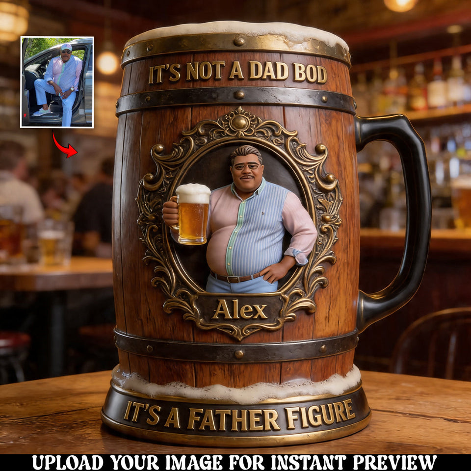 It's Not A Dad Bob - Personalized Father Beer Stein