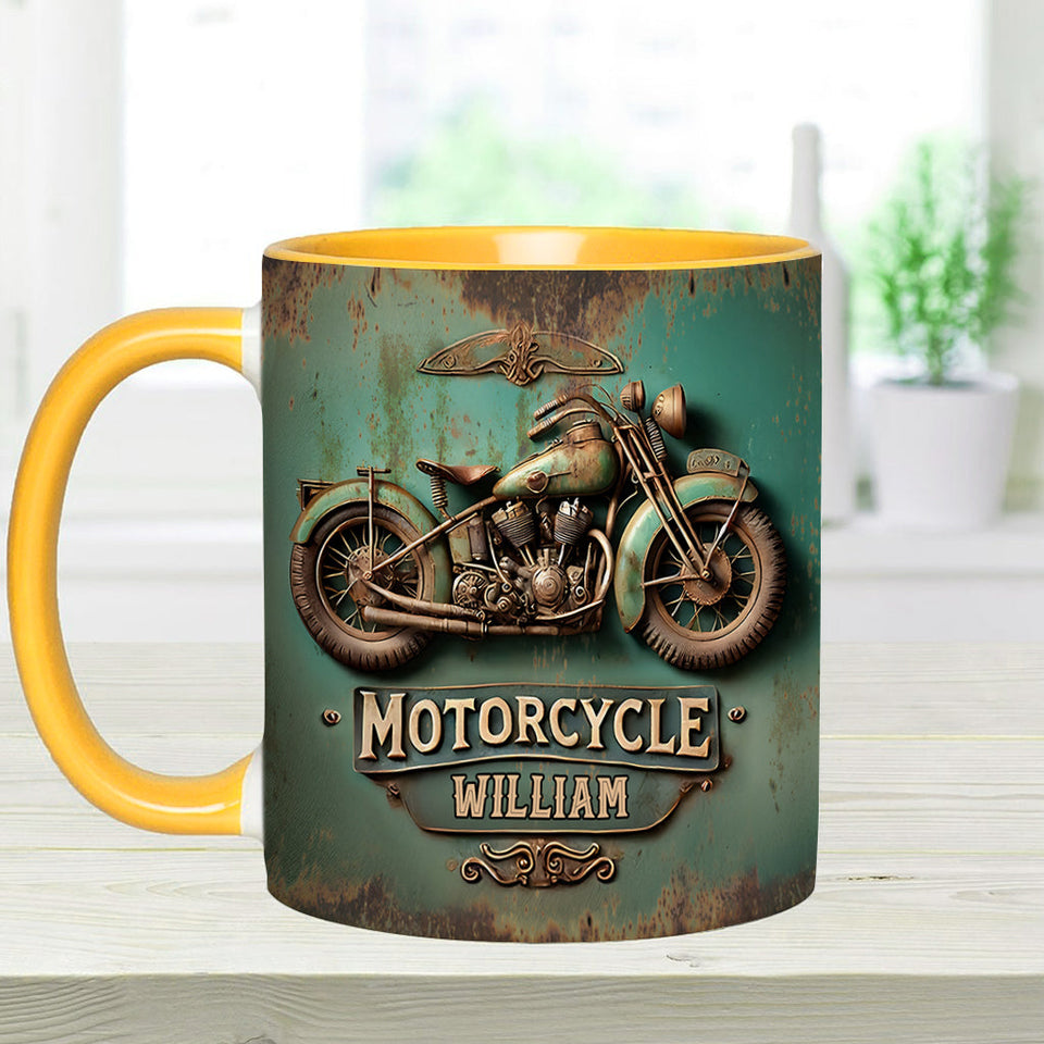 Motorcycle Lover - Personalized Biker Accent Mug