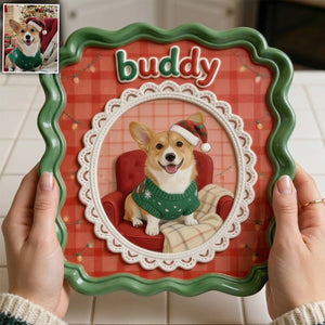 Custom Pet Potrait - Personalized Dog 2 Layered Wood Sign / Wood Plaque