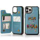 First Mom Now Grandma - Personalized Grandma Wallet Phone Case
