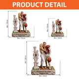 I’ll Always Be Your Biggest Fan - Personalized Football Custom Shaped Acrylic Plaque