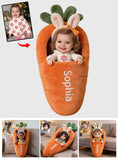 Custom Any Photo Best Easter Gift - Personalized Kid Premium Faux Fur Pillow