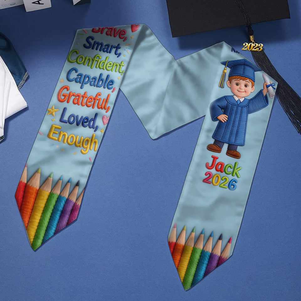 Graduation Day - Personalized Kid Graduation Stole