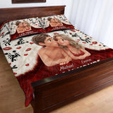 I'm Yours No Returns No Refunds - Personalized Couple Quilt Set
