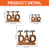You Nailed It Dad - Personalized Father Custom Shaped Acrylic Plaque
