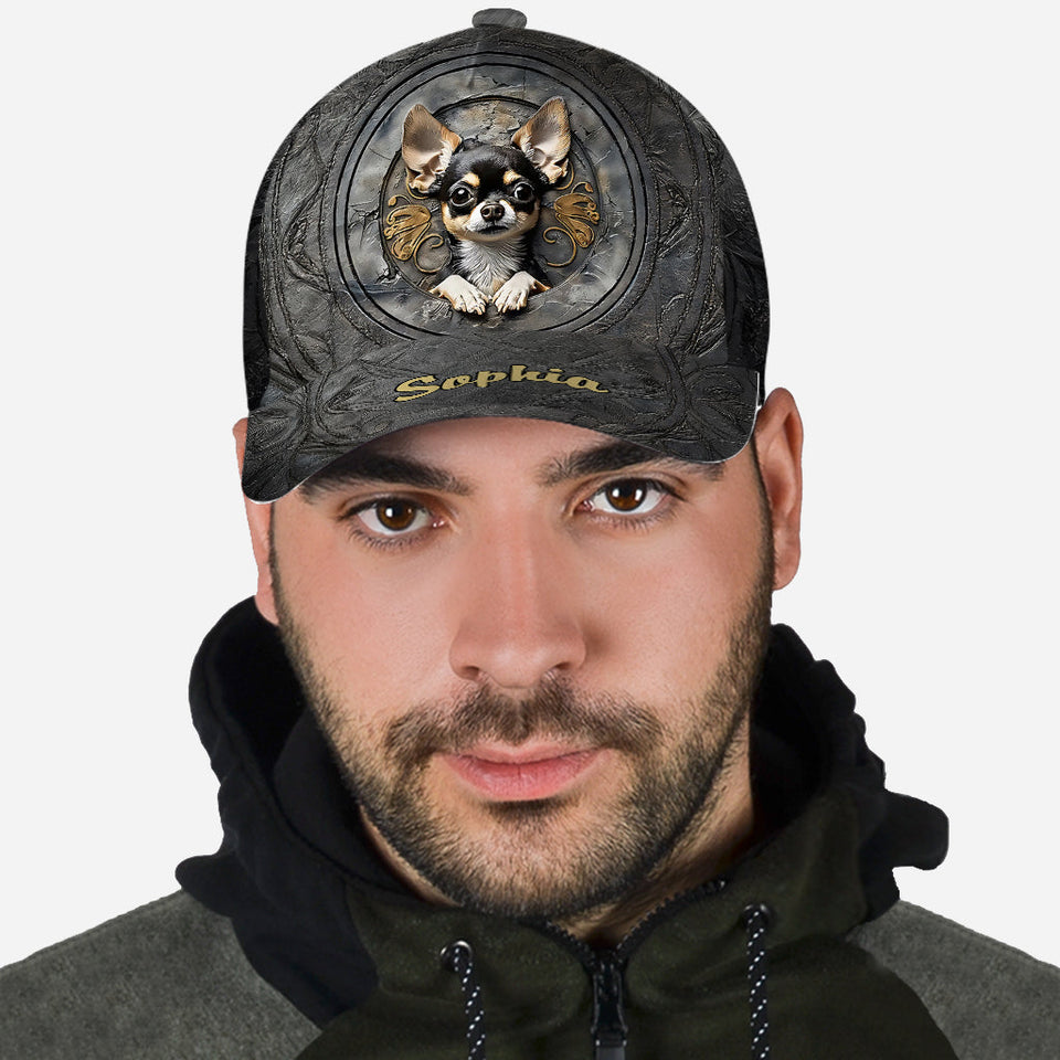 Adorable Chihuahua - Personalized Dog Classic Cap