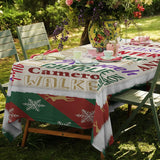 Happy Family - Personalized Family Table Cloth Cover