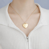 Forever In My Heart - Personalized Memorial Locket Pendant Necklace