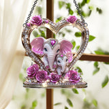 Best Mom Ever - Personalized Mother Window Hanging Suncatcher Ornament