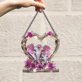 Best Mom Ever - Personalized Mother Window Hanging Suncatcher Ornament