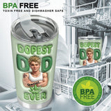 Dopest Dad Ever - Personalized Weed Tumbler