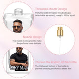Luxury Gifts For Man - Custom From Photo - Personalized Father Refillable Perfume Bottle