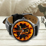 Fire Guitar - Personalized Guitar Hand Watch