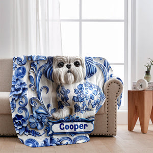 Cute Dog - Personalized Dog Blanket