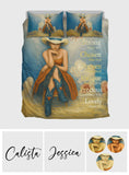 Beautiful Cowgirl - Personalized Cowgirl Bedding Set