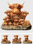 We Love You, Mom - Personalized Mother Custom Shaped Acrylic Plaque